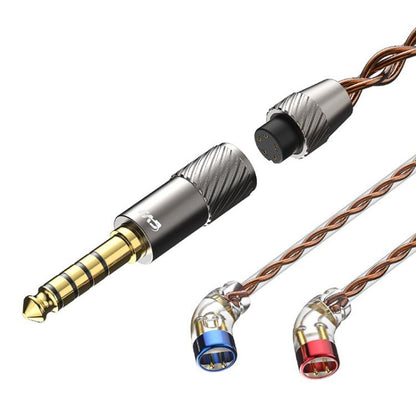 CVJ VS400 Interchangeable Audio Plug Oxygen-Free Copper Headphone Upgrade Cable, Style: 4.4mm S Pin by CVJ