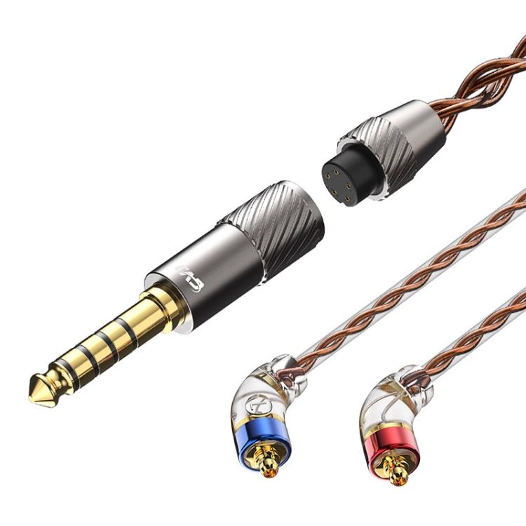 CVJ VS400 Interchangeable Audio Plug Oxygen-Free Copper Headphone Upgrade Cable, Style: 4.4mm MMCX by CVJ