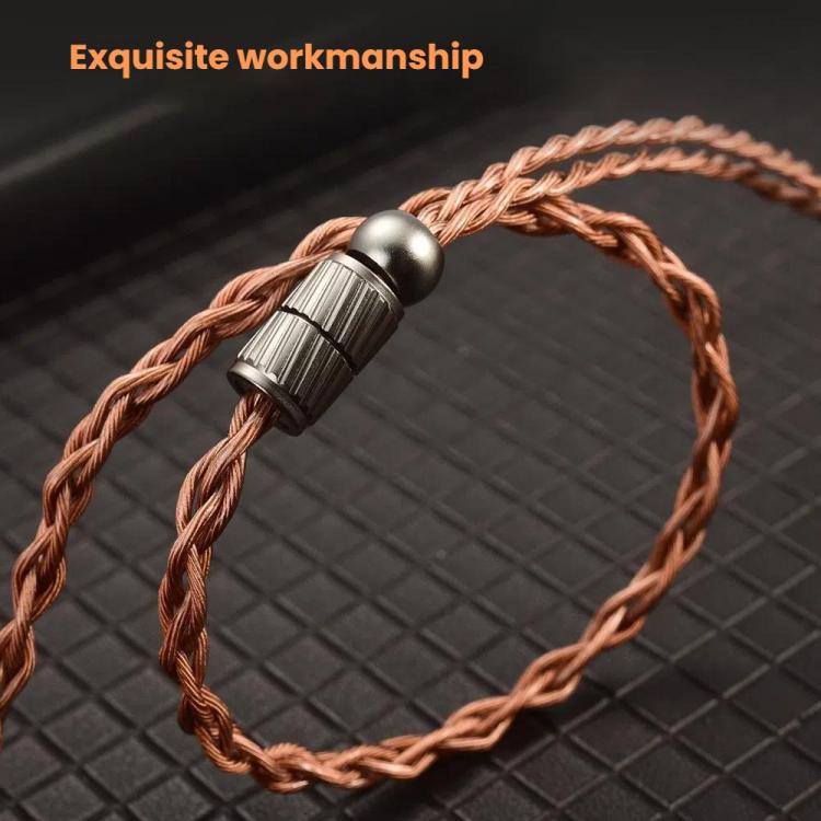 CVJ VS400 Interchangeable Audio Plug Oxygen-Free Copper Headphone Upgrade Cable, Style: 4.4mm 0.75mm by CVJ