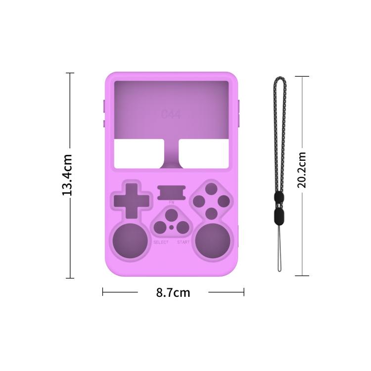 For ANBERNIC R36S Handheld Game Consoles Dustproof Silicone Protective Cover(Black) by bashfashion