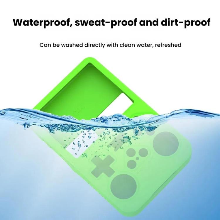 For ANBERNIC R36S Handheld Game Consoles Dustproof Silicone Protective Cover(Beige) by bashfashion