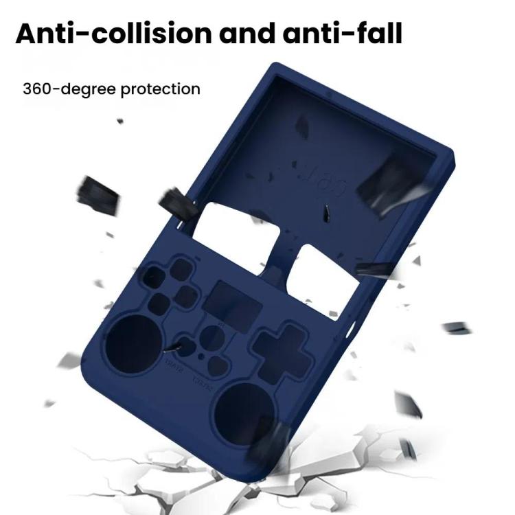 For R36 MAX Handheld Game Consoles Dustproof Silicone Protective Cover(Beige) by bashfashion