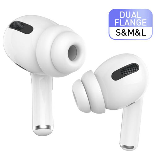 For AirPods Pro / Pro 2 AhaStyle PT99-2 Earphone Silicone Earbuds, Size: S+M+L(White) by AhaStyle