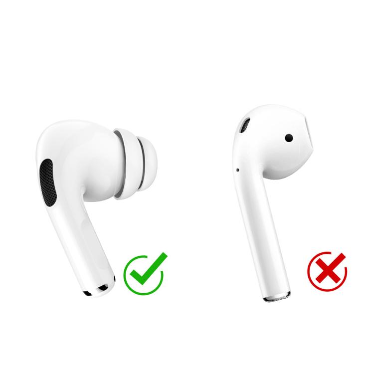 For AirPods Pro / Pro 2 AhaStyle PT99-2 Earphone Silicone Earbuds, Size: L(White) by AhaStyle