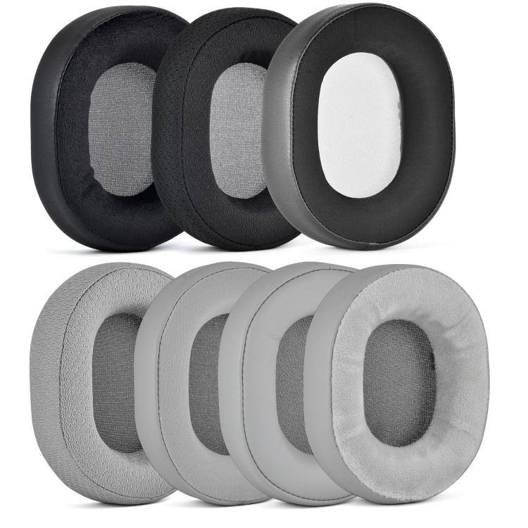 For Corsair HS55/HS55 Pro/HS65 Headset 1pair Replacement Ear Cushions Ear Pads, Style: Ice Silk Black by bashfashion