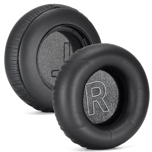 For Bang & Olufsen Beoplay H9 H7 H9i 1pair Replacement Ear Cushions with Snap-On Design(Protein Leather Black) by bashfashion