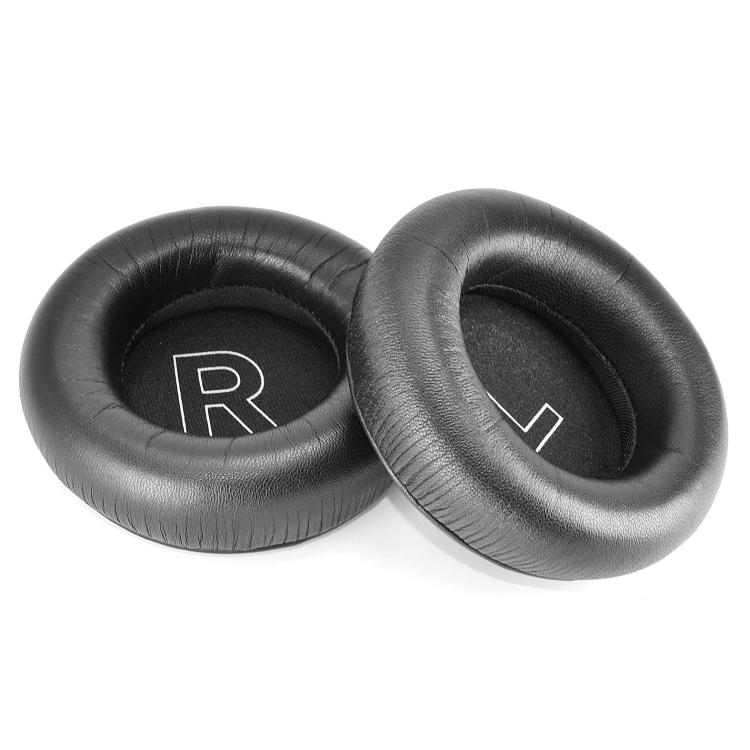 For Bang & Olufsen Beoplay H9 H7 H9i 1pair Replacement Ear Cushions with Snap-On Design(Protein Leather Black) by bashfashion