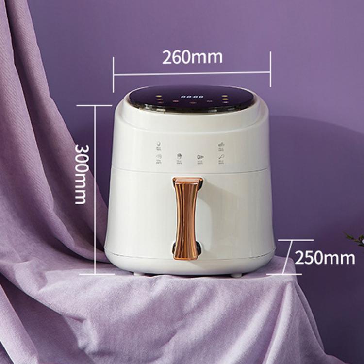 8L Air Fryer Household Multi-Function Large Capacity Oil-Free Electric Fryer, Color: Black UK Plug by bashfashion