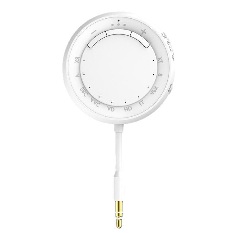 2-in-1 Bluetooth 5.4 Audio Adapter with Qualcomm Chip Low Latency Wireless Transmitter/Receiver for Car/Home(White) by bashfashion