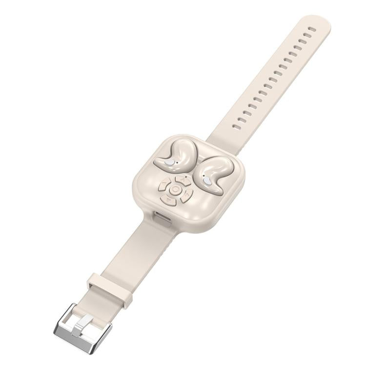 Bluetooth Sleep Earphones Video Like Remote Control E-book Page Turner(Skin Color) by bashfashion