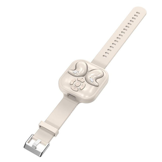 Bluetooth Sleep Earphones Video Like Remote Control E-book Page Turner(Skin Color) by bashfashion