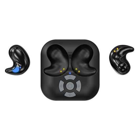 Bluetooth Sleep Earphones Video Like Remote Control E-book Page Turner(Skin Color) by bashfashion