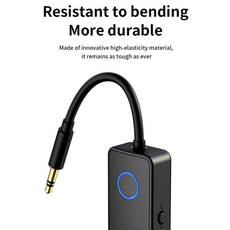 2-In-1 Bluetooth 5.4 Audio Adapter Transmitter/Receiver 3.5mm AUX For Car/TV/Headphones by bashfashion