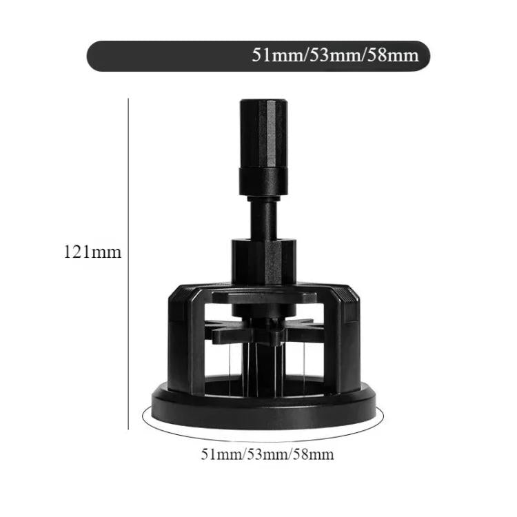 53mm Rotating Magnetic WDT Tool for Espresso Adjustable Height Coffee Needle Distributor Coffee Grounds Fluffing Tool by bashfashion