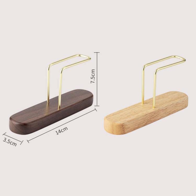 Walnut Wood Coffee Filter Paper Holder Household Filter Paper Box Solid Wood Storage Stand by bashfashion