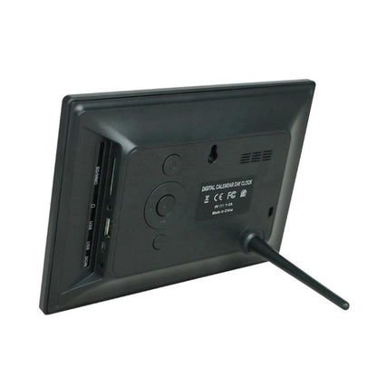 7-inch Digital Frame Calendar Day Clock With 3 Medication Alerts, 5 Custom Alarms, Multi-Language Support US Plug White by bashfashion