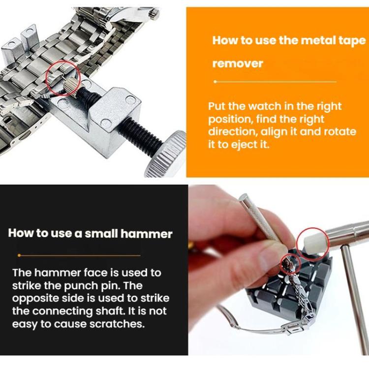 10pcs /Set Watch Band Removal And Repair Tool Set(TZ2-125) by bashfashion