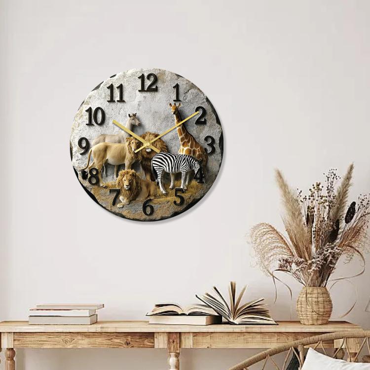 11 inch 3D Visual Living Room Decorative Wall Clock(APC134) by bashfashion