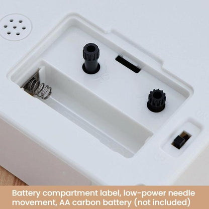 Bo Sheng GH222 Weekly Alarm Clock Square Quartz Desk Clock Scanning Silent Pointer Clock(Green) by Bo Sheng