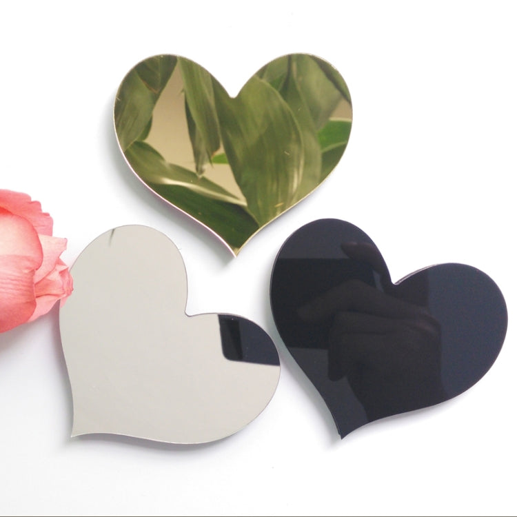 2 PCS Home Decoration Creative Personality English Letters Acrylic Mirror 3D DIY Wall Stickers(E) by bashfashion