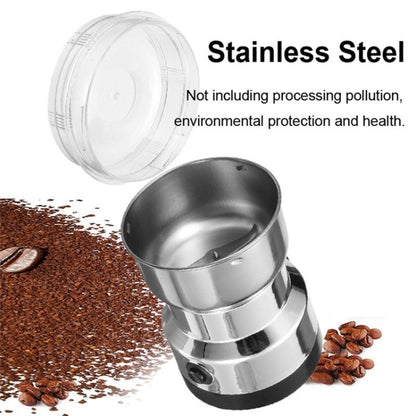 Multi-functional Coffee Grinder Stainless Electric Bean Grinder Herbal Medicine Grinding Machine, UK Plug by bashfashion