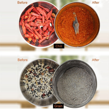 Multi-functional Coffee Grinder Stainless Electric Bean Grinder Herbal Medicine Grinding Machine, US Plug by bashfashion