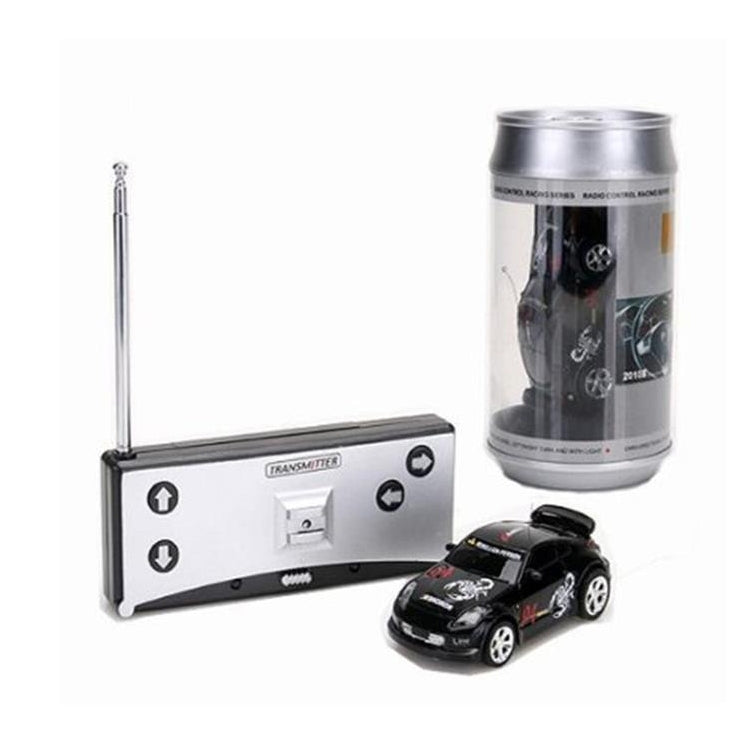 Coke Can Mini RC Car Radio Remote Control Micro Racing Car(Black) by bashfashion