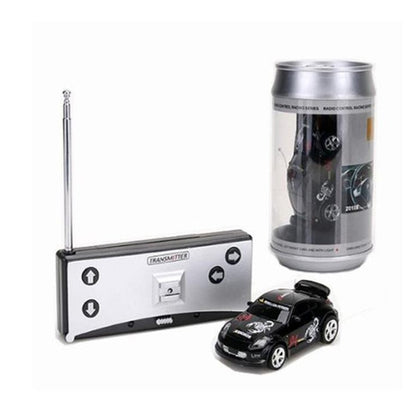 Coke Can Mini RC Car Radio Remote Control Micro Racing Car(Black) by bashfashion