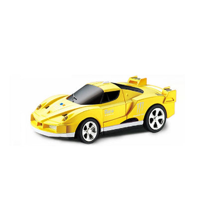 Coke Can Mini RC Car Radio Remote Control Micro Racing Car(Yellow) by bashfashion