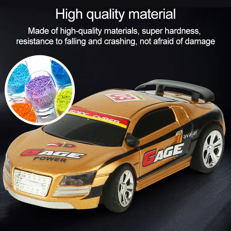 Coke Can Mini RC Car Radio Remote Control Micro Racing Car(Yellow) by bashfashion