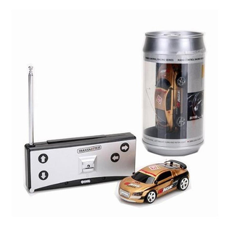 Coke Can Mini RC Car Radio Remote Control Micro Racing Car(Gold) by bashfashion