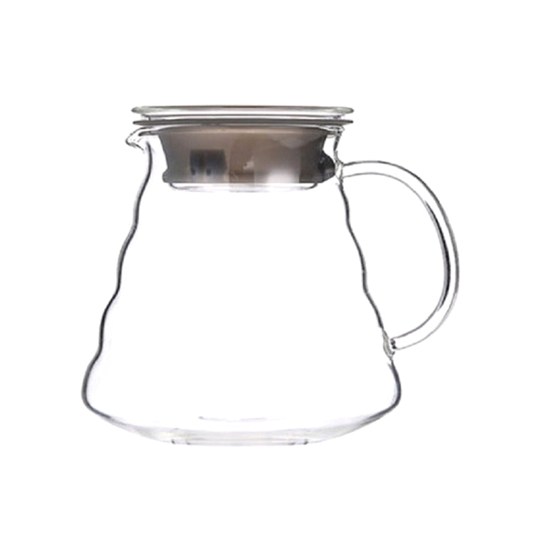 Heat-resistant Hand-made Coffee Glass Pot Cloud Coffee Sharing Pot, Specification:450ml Glass Pot by bashfashion
