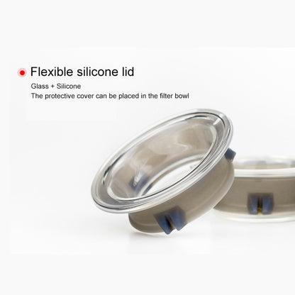 Heat-resistant Hand-made Coffee Glass Pot Cloud Coffee Sharing Pot, Specification:600ml Glass Pot by bashfashion